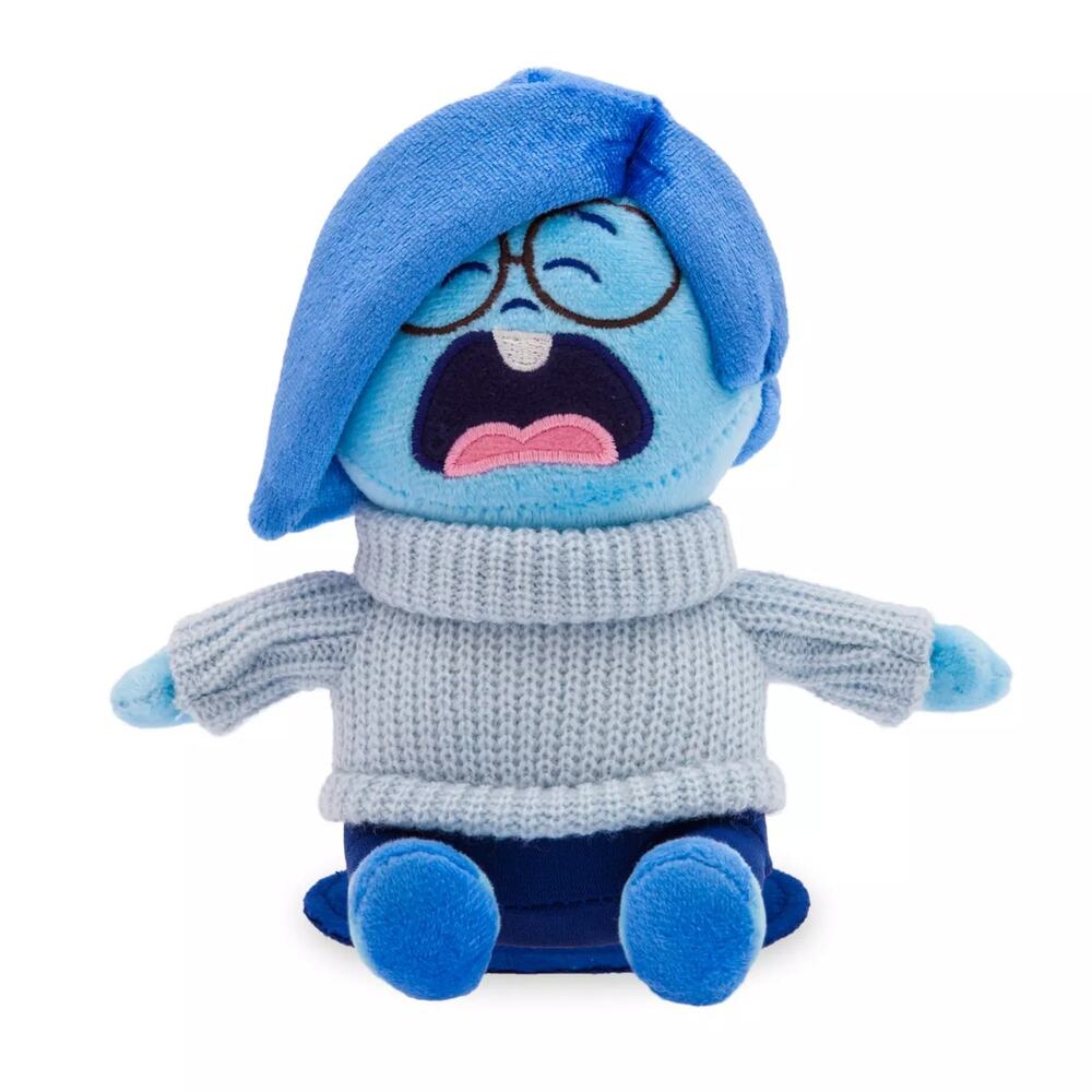 Disney - Sadness Magnetic Shoulder Plush – Inside Out 2 – Mini 5 1/2''